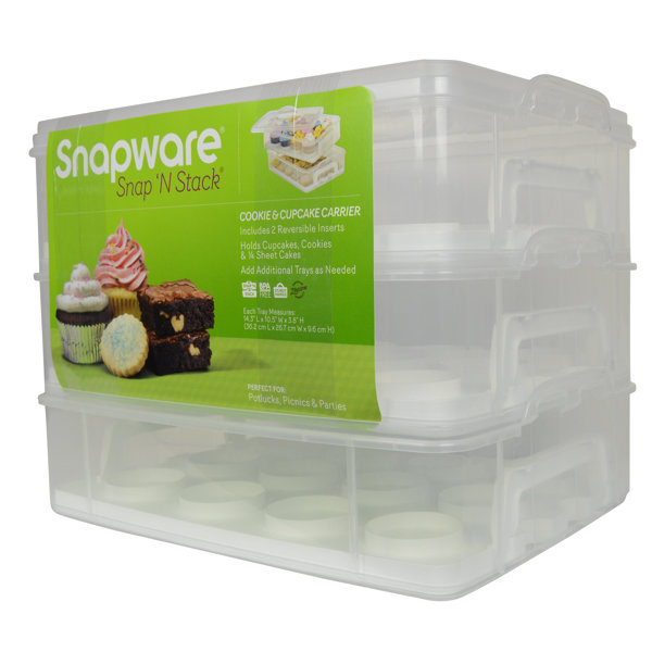 Snapware 2 Layer Cupcake Keeper Food Storage Container & Reviews Wayfair
